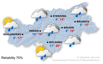 Weathermap for today